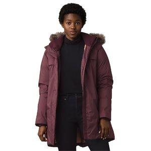Brand NEW PrAna Sayama Long Jacket (color: Raisin)